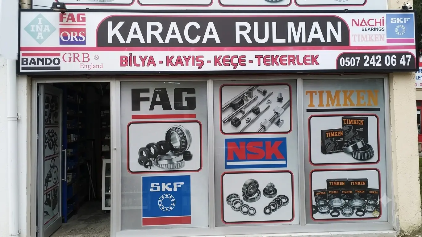 Karaca Teknik Rulman Çorlu Vitrin ve Mağaza İçi Ürünler